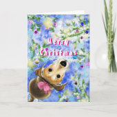 可愛い愛犬クリスマスカード カード (正面)
