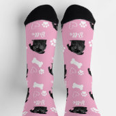可愛い愛犬ピンクの写真 ソックス (上部)