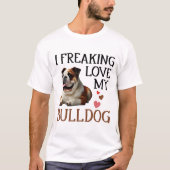 可愛い愛犬 Tシャツ (正面)