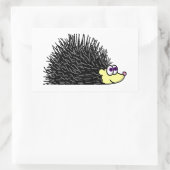 可愛い愛My Hedgehog Stickers 長方形シール (バッグ)