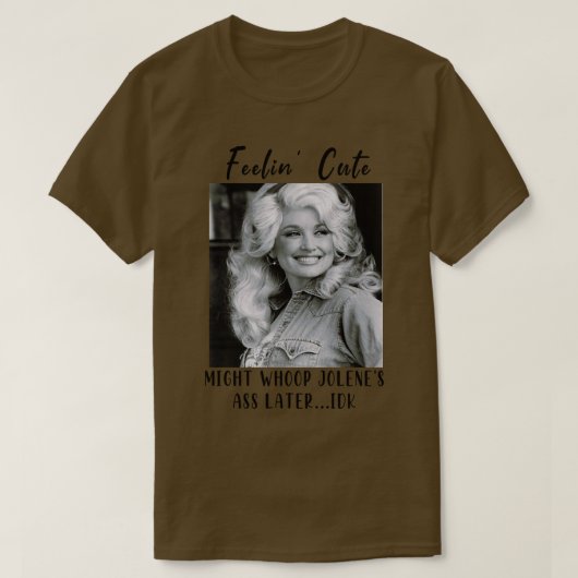 可愛い感じがジョリーネスライを吐き出す Tシャツ (デザイン正面)