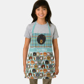 可愛い感じ木ランド動物 エプロン (インサイチュ)