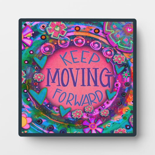 可愛い感動的おもしろい保前進引用文 フォトプラーク (正面)