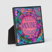 可愛い感動的おもしろい保前進引用文 フォトプラーク (正面)