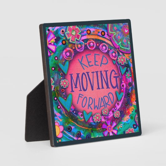 可愛い感動的おもしろい保前進引用文 フォトプラーク (正面)