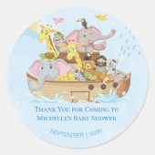 可愛い感謝していの無い ラウンドシール (正面)