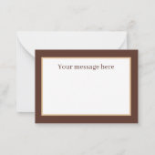 可愛い感謝していメッセージのラムノートカードを追加 ノートカード (裏面)