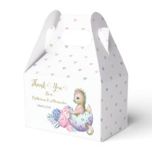 可愛い感謝してい赤ん坊のシャワのドラゴンを持つ君の箱。