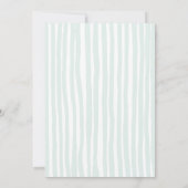 可愛い手お洒落引き陽気なクリスマスの写真 招待状 (裏面)