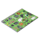 可愛い手で描いたシームレスなパターンd ノートブック (左側)