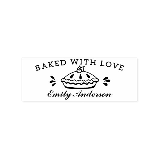 可愛い手作りフォント焼いた「愛で」。 ラバースタンプ (インプリント)