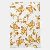 可愛い手拍子マンガKangaroo Mojoキッチンタオル キッチンタオル (縦)