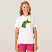 可愛い手描きシャムロックアラビアTシャツ Tシャツ (正面フル)