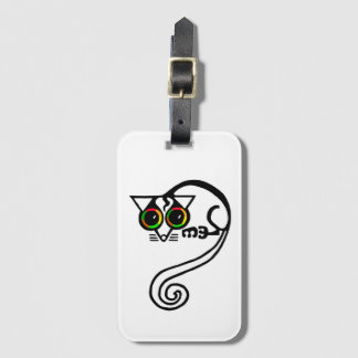 可愛い手描き – POSSUM – 有袋物 – 緑 ラゲッジタグ