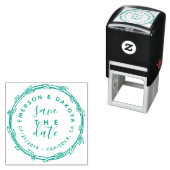 可愛い手書き日付の結婚発表を保存 セルフインキングスタンプ (インサイチュ)