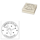 可愛い折り紙カスタムの手作り愛 ラバースタンプ (押印)