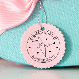 可愛い折り紙カスタムの手作り愛 ラバースタンプ