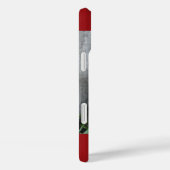 可愛い抱きジャイアントパンダ、ダークレッド、名前 Case-Mate iPhoneケース (裏面 / 右)