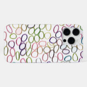 可愛い抽象芸術カッコいい模様 iPhoneケース (裏面横)
