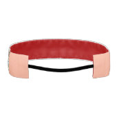 可愛い抽象芸術柄（青とピンク） アスレチックヘッドバンド (裏面)