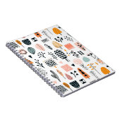 可愛い抽象芸術線クリエイティブおもしろい手描き ノートブック (右側)