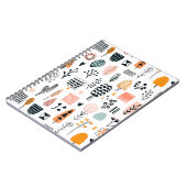 可愛い抽象芸術線クリエイティブおもしろい手描き ノートブック (左側)