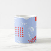 可愛い抽象芸術 コーヒーマグカップ (中央)
