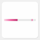 可愛い排卵キットプランナーTTCスタンプ スクエアシール (正面)