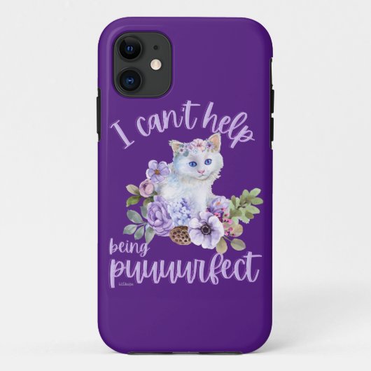 可愛い救済猫の贈り物におもしろいなれない Case-Mate iPhoneケース (裏面)