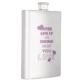 可愛い文字のタイポグラフィ フラスク (右)