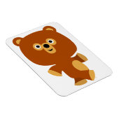 可愛い断定的な漫画クマ柔軟な磁石 マグネット (右側)