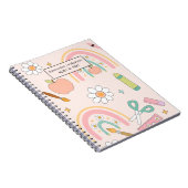 可愛い新学期柄 | 学校用品 ノートブック (右側)