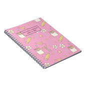 可愛い新学期柄 | 学校用品 ノートブック (右側)