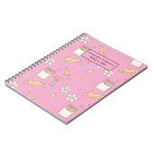 可愛い新学期柄 | 学校用品 ノートブック (左側)