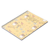 可愛い新学期柄 | 学校用品 ノートブック (左側)