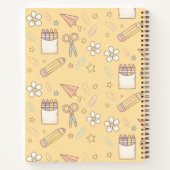 可愛い新学期柄 | 学校用品 ノートブック (裏面)