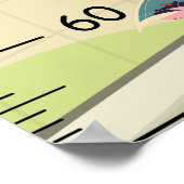 可愛い旅行成長図 ポスター (角)