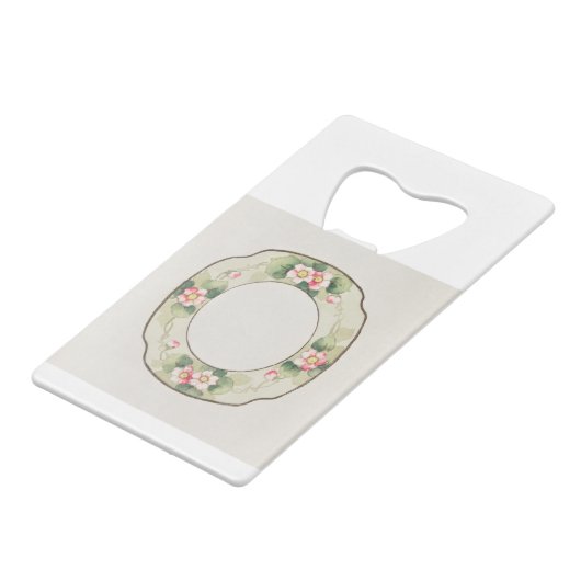 可愛い日本のプレート絵画ズバイノリタケ工場 クレジットカード栓抜き (正面アングル)