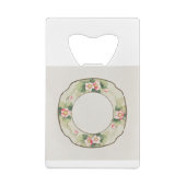 可愛い日本のプレート絵画ズバイノリタケ工場 クレジットカード栓抜き (裏面)