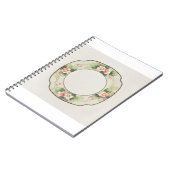 可愛い日本のプレート絵画ズバイノリタケ工場 ノートブック (左側)