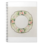 可愛い日本のプレート絵画ズバイノリタケ工場 ノートブック (正面)