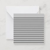 可愛い日焼けし酔っ払いピンナップ ノートカード (裏面)