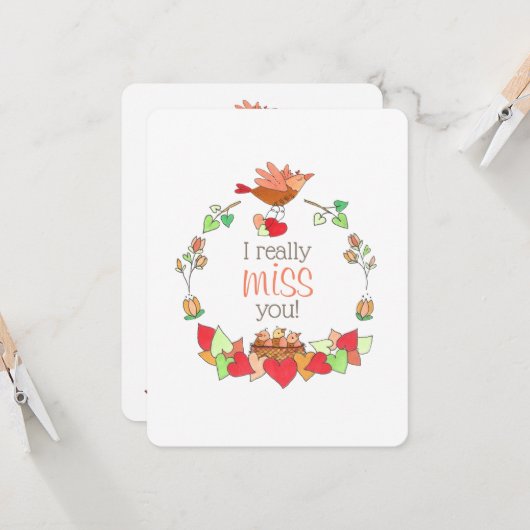 可愛い明るい恋しく思私は学生のための先生 カード (正面/裏面インサイチュ)