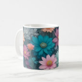 可愛い春の花 コーヒーマグカップ (正面左)
