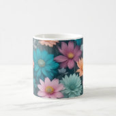 可愛い春の花 コーヒーマグカップ (中央)