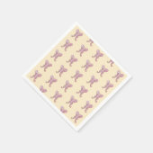 可愛い春の蝶 スタンダードカクテルナプキン (角)