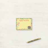 可愛い春の訪れメモ ポストイット (デスク上)