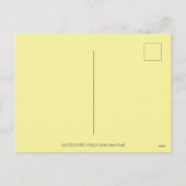 可愛い春復活祭ボンネットのキリン、卵バスケット シーズンポストカード (裏面)