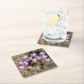 可愛い春 スクエアペーパーコースター (インサイチュ)