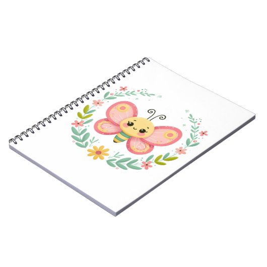 可愛い春/蝶 ノートブック (左側)